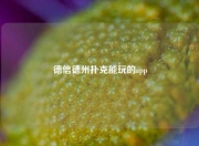 德信德州扑克能玩的app