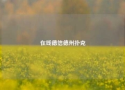 在线德信德州扑克