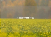 pc蛋蛋28外围平台