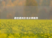 德信德州扑克补牌概率